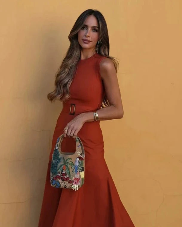 Robe midi Esmeralda