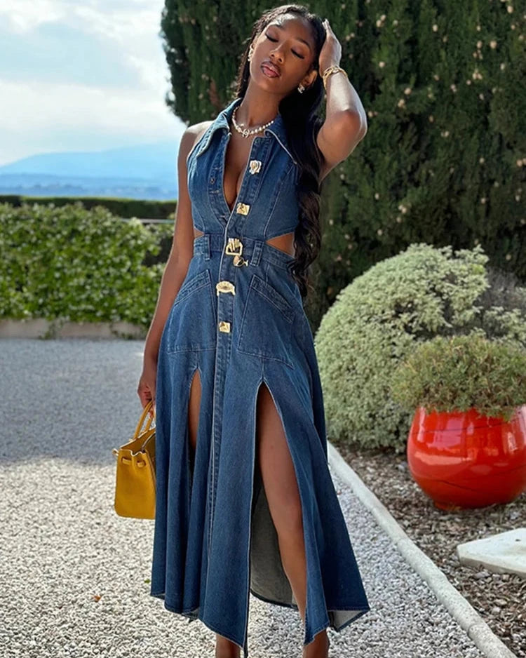 Robe en jean Mia